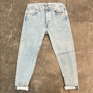 Levi’s 501 Blue Denim Jeans